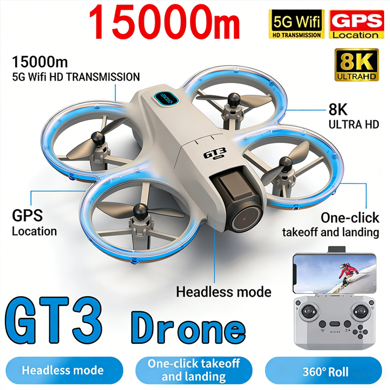Drone Kit Tricopter - Nouveau Drone GT3 MAX 8K HD