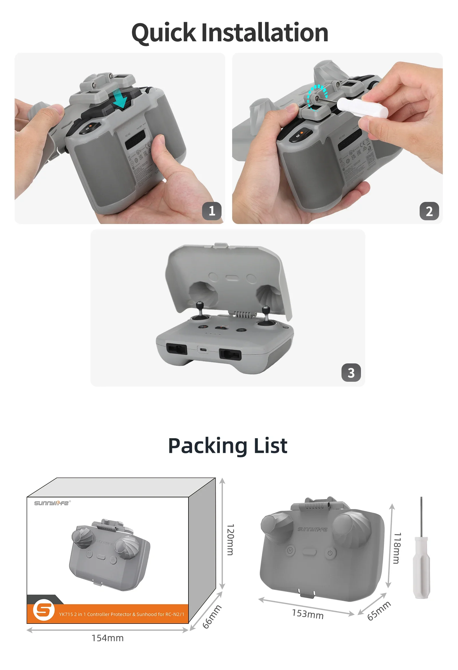 Protecteur de contrôleur 2 en  - Dji Drone Mini 3 avis et prix