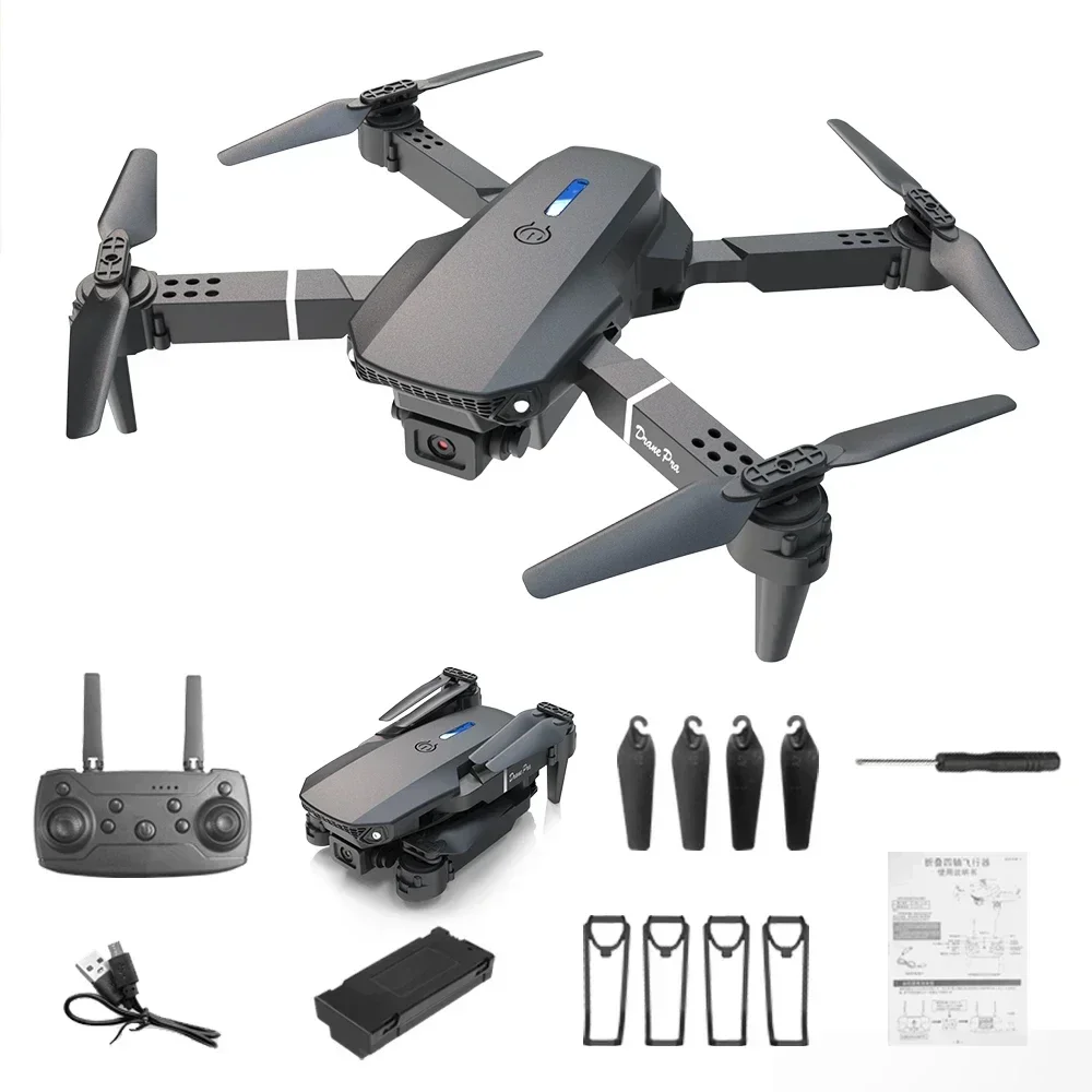 Caméra 4K HD E88 Mini Drone Wi - Drone Kit Tricopter avis et prix