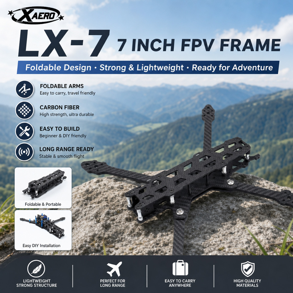 PAURC LX-7 cadre FPV pliable d - Drone Kit Octocopter avis et prix