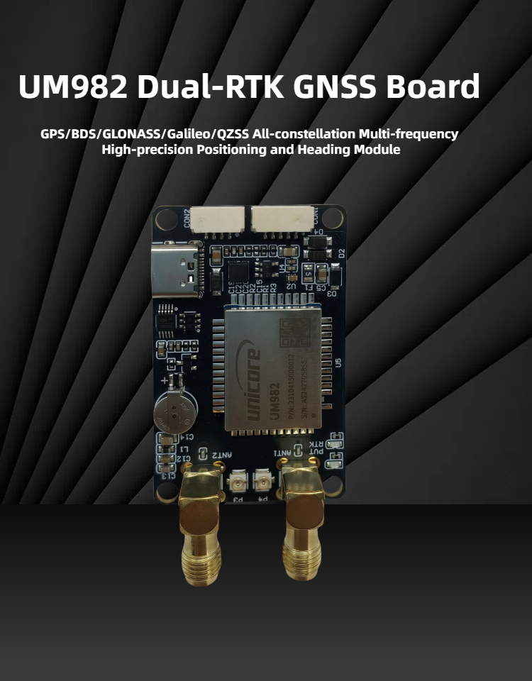 UM982 double antenne RTK GNSS  - Drone Kit Hexacopter avis et prix