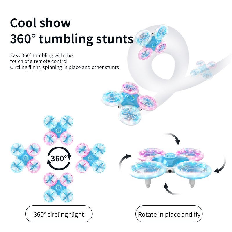 Mini Drone Flash 3D Flip 2.4G  - Drone Kit Tricopter avis et prix
